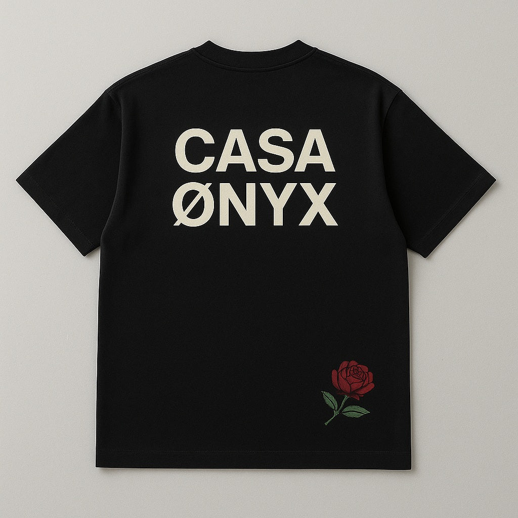 Casa Ønyx Oversized Tee - Onyx Black