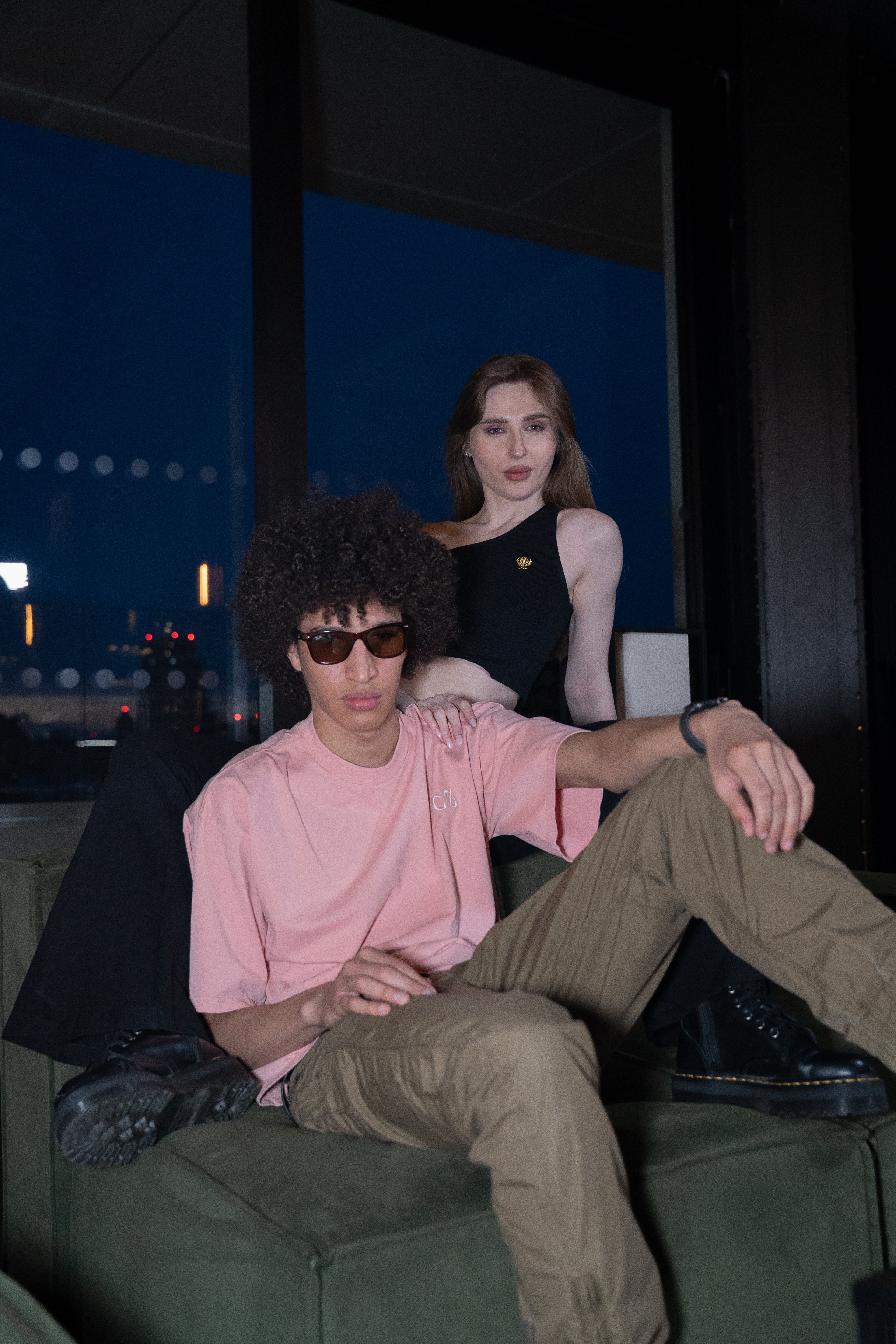 Casa Ønyx Oversized Tee - Dusty Rose