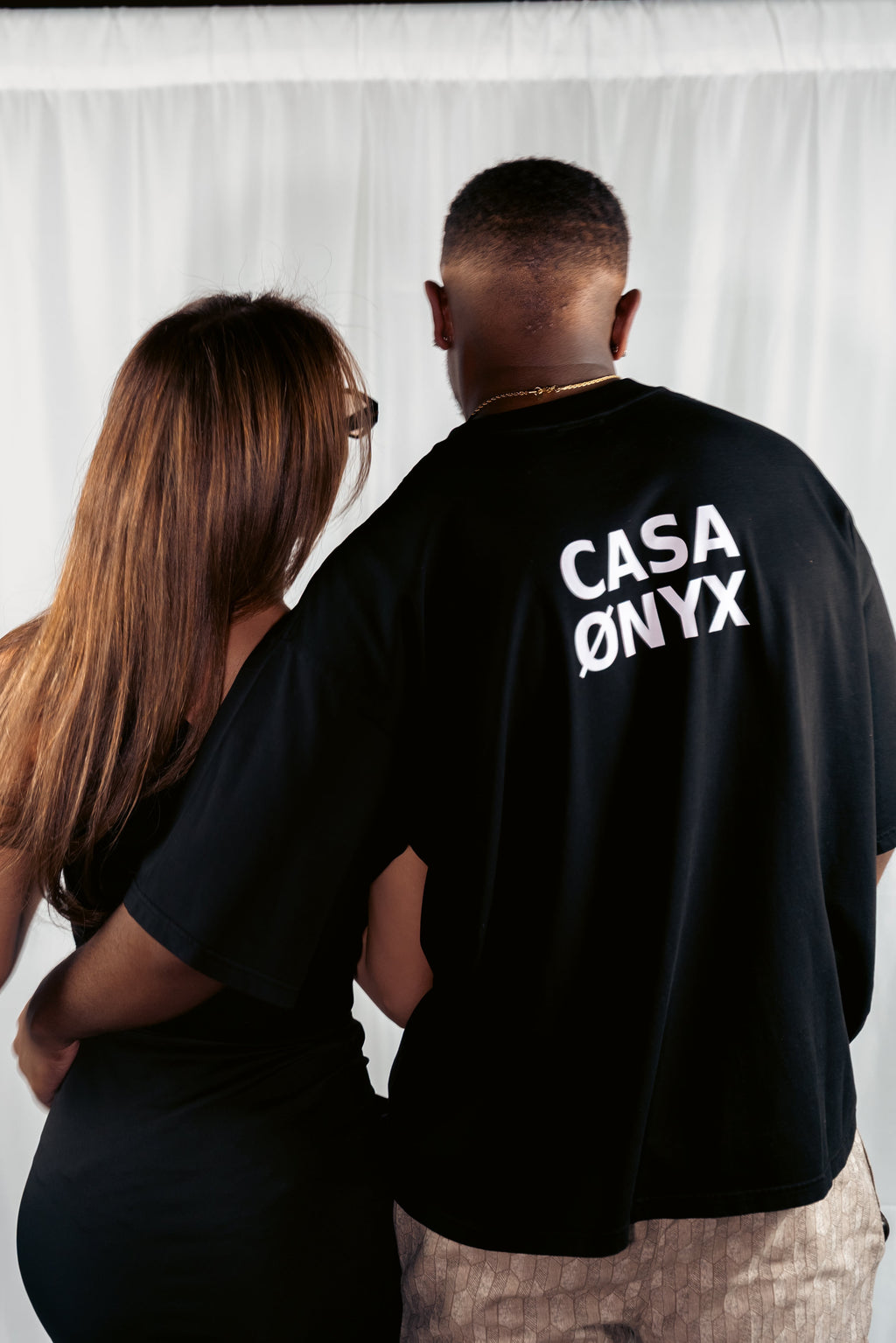 Casa Ønyx Oversized Tee - Onyx Black