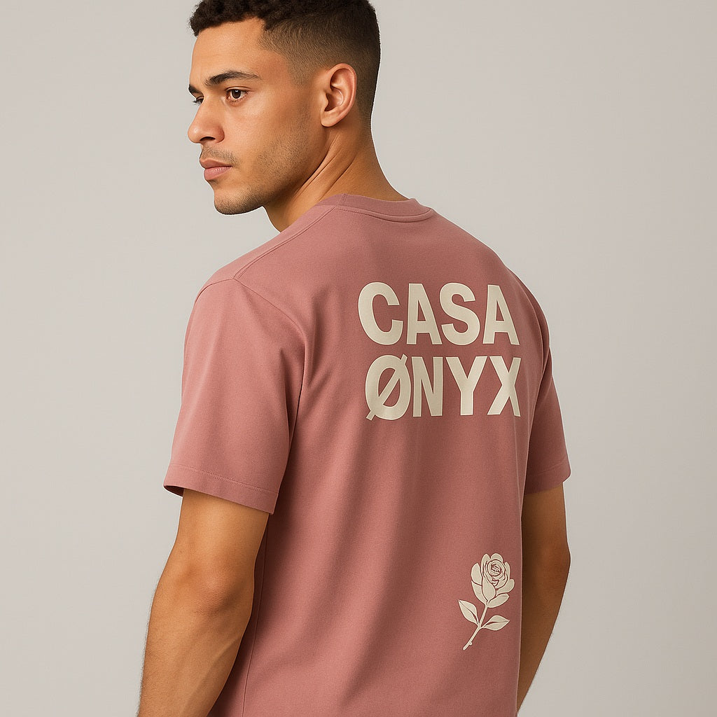 Casa Ønyx Oversized Tee - Dusty Rose