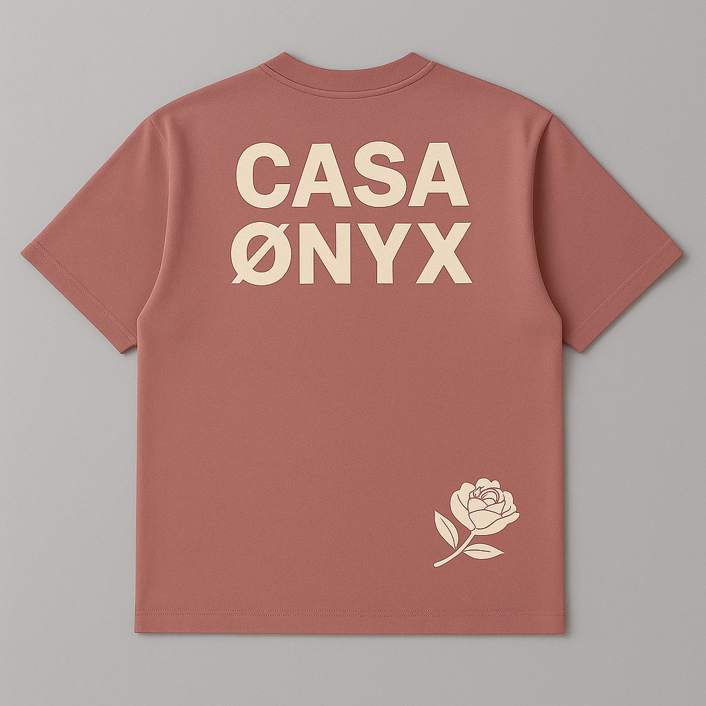 Casa Ønyx Oversized Tee - Dusty Rose